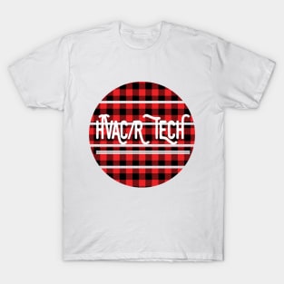 HVAC/R Tech Holiday Navidad Flannel T-Shirt